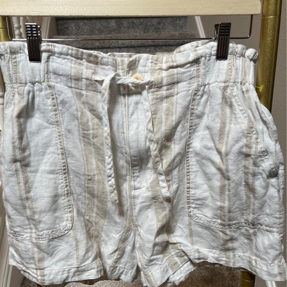 Madewell linen shorts boho forest fairy breathable festival lg